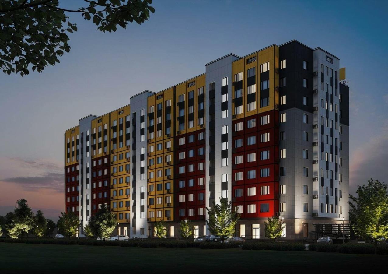Apartament Уютная Квартира-Студия Жк Lotus Terrace Ałma Ata Zewnętrze zdjęcie